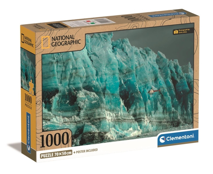 Clementoni 1000 kpl CB High Quality Collection National Geographics Hubbard Glacier (Hubbardin jäätikkö) ryhmässä URHEILU, VAPAA-AIKA JA HARRASTUS / Harrastus / Palapeli @ TP E-commerce Nordic AB (C82091)