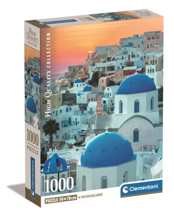 Clementoni 1000 kpl CB High Quality Collection Santorini ryhmässä LELUT, TUOTTEET LAPSILLE JA VAUVOILLE / Leikkikalut, Askartelu &Pelit / Palapelit @ TP E-commerce Nordic AB (C82108)