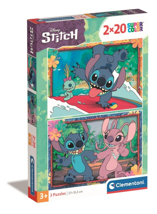 Clementoni 2X20 kpl Palapelit Disney Stitch ryhmässä LELUT, TUOTTEET LAPSILLE JA VAUVOILLE / Leikkikalut, Askartelu &Pelit / Palapelit @ TP E-commerce Nordic AB (C82145)