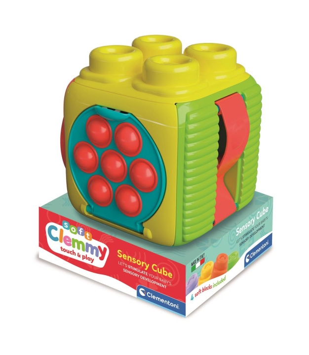 Clementoni Soft Clemmy Activity Cube ryhmässä LELUT, TUOTTEET LAPSILLE JA VAUVOILLE / Lelut vauvoille (0-3v) / Toiminnalliset lelut @ TP E-commerce Nordic AB (C82150)