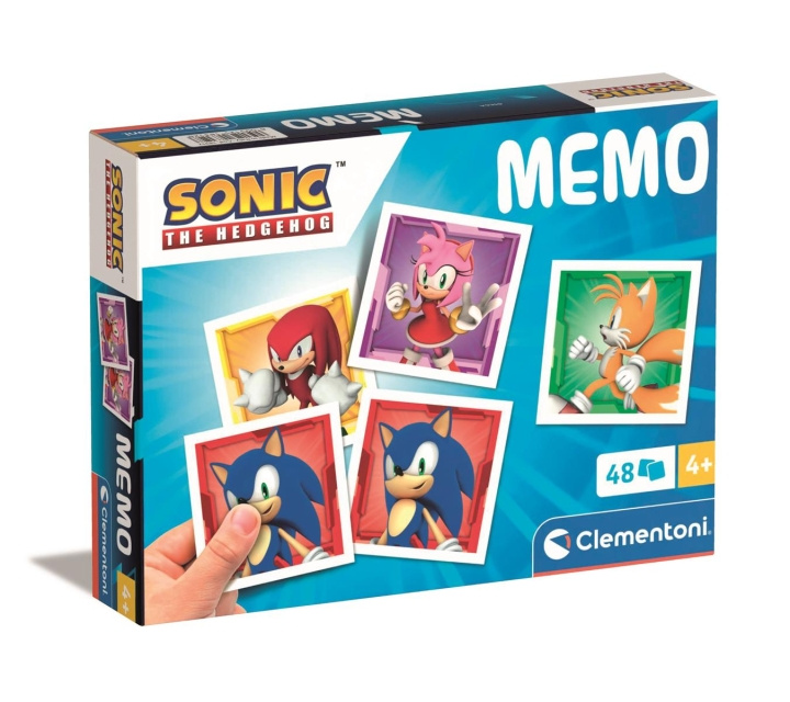 Clementoni Muistio Sonic the Hedgehog ryhmässä LELUT, TUOTTEET LAPSILLE JA VAUVOILLE / Leikkikalut, Askartelu &Pelit / Seurapelit / Lasten pelit @ TP E-commerce Nordic AB (C82168)