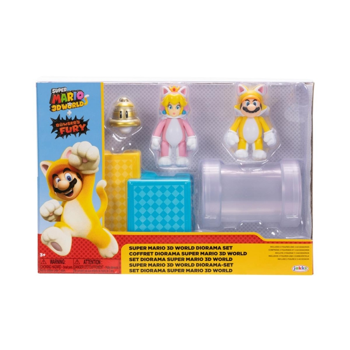 JAKKS Pacific Super Mario 2.5 tuuman dioraamasarja 3D World ryhmässä LELUT, TUOTTEET LAPSILLE JA VAUVOILLE / Leikkikalut, Askartelu &Pelit / Figuurit & miniatyyrit @ TP E-commerce Nordic AB (C82185)