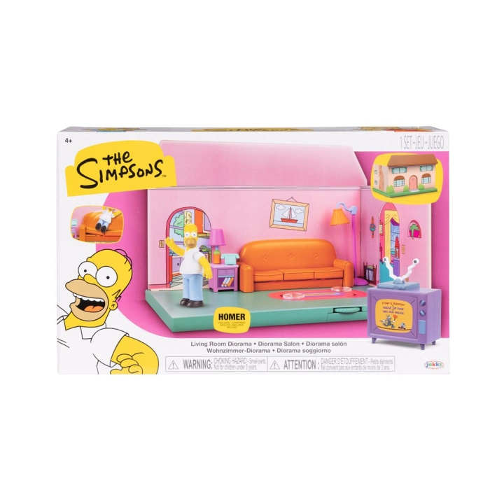 JAKKS Pacific Simpsonit 2,5 tuuman leikkikalusto Simpsonin olohuoneeseen ryhmässä LELUT, TUOTTEET LAPSILLE JA VAUVOILLE / Leikkikalut, Askartelu &Pelit / Lelut @ TP E-commerce Nordic AB (C82193)