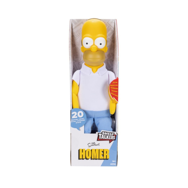 JAKKS Pacific Simpsonit Homer Hyllykeskustelijat ryhmässä URHEILU, VAPAA-AIKA JA HARRASTUS / Hauskat tavarat / Hauskat tavarat @ TP E-commerce Nordic AB (C82200)