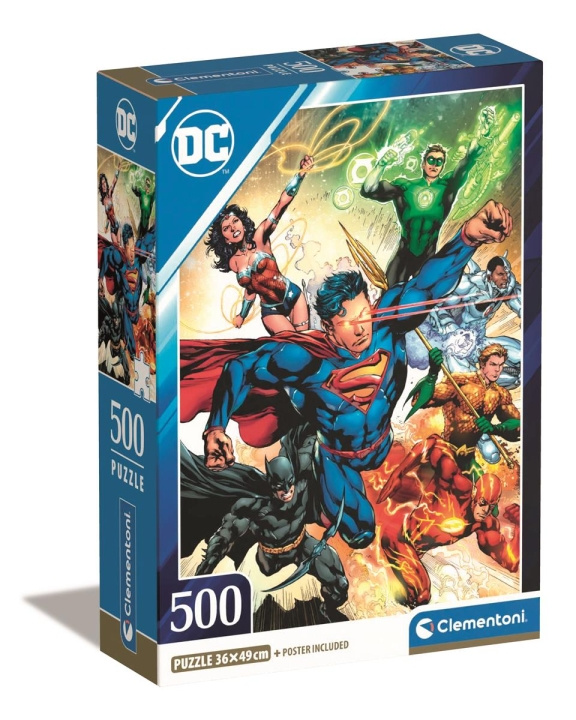 Clementoni 500 kpl CB High Quality Collection DC Comics ryhmässä LELUT, TUOTTEET LAPSILLE JA VAUVOILLE / Leikkikalut, Askartelu &Pelit / Palapelit @ TP E-commerce Nordic AB (C82218)