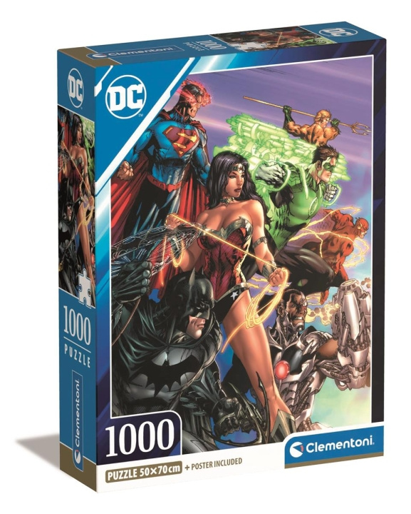 Clementoni 1000 kpl CB High Quality Collection DC Comics ryhmässä LELUT, TUOTTEET LAPSILLE JA VAUVOILLE / Leikkikalut, Askartelu &Pelit / Palapelit @ TP E-commerce Nordic AB (C82220)