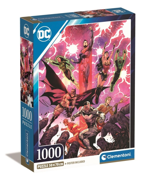 Clementoni 1000 kpl CB High Quality Collection DC Comics (2) ryhmässä LELUT, TUOTTEET LAPSILLE JA VAUVOILLE / Leikkikalut, Askartelu &Pelit / Palapelit @ TP E-commerce Nordic AB (C82221)