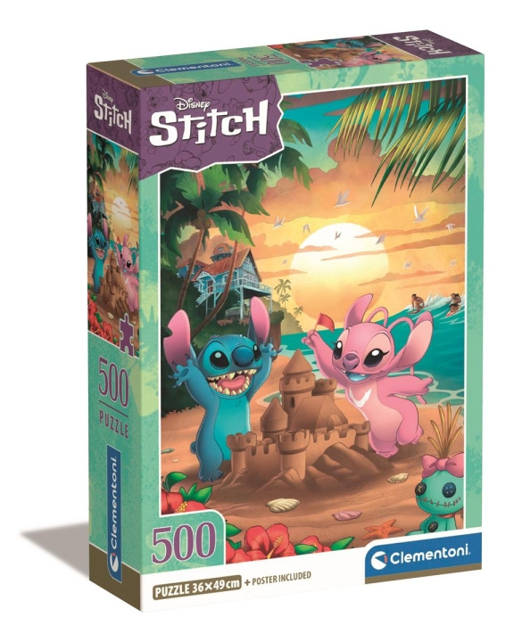 Clementoni 500 kpl CB Disney Stitch ryhmässä LELUT, TUOTTEET LAPSILLE JA VAUVOILLE / Leikkikalut, Askartelu &Pelit / Palapelit @ TP E-commerce Nordic AB (C82232)