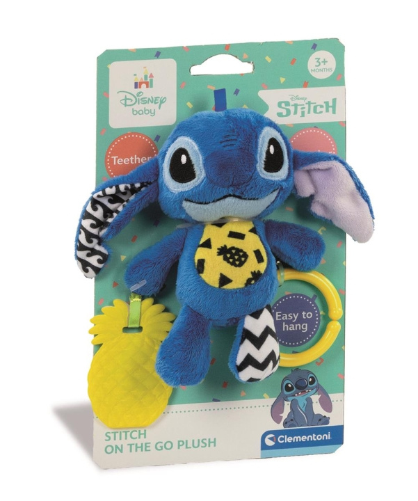 Clementoni Disney Baby Stitch pehmeä helistin Stitch ryhmässä LELUT, TUOTTEET LAPSILLE JA VAUVOILLE / Lelut vauvoille (0-3v) / Toiminnalliset lelut @ TP E-commerce Nordic AB (C82234)