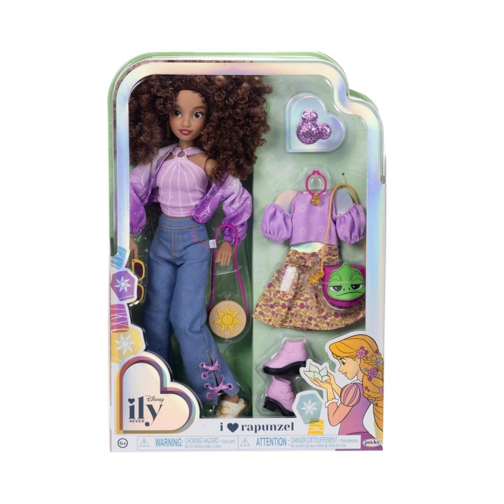 JAKKS Pacific Disney ily 4EVER -muotinukke, jossa on Rapunzelin inspiroima lisämuoti ryhmässä LELUT, TUOTTEET LAPSILLE JA VAUVOILLE / Leikkikalut, Askartelu &Pelit / Nuket & Tarvikkeet @ TP E-commerce Nordic AB (C82238)