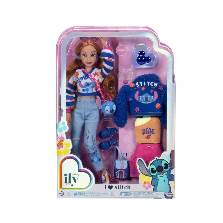 JAKKS Pacific Disney ily 4EVER -muotinukke, jossa on Stitchin inspiroima lisämuoti (2024) ryhmässä LELUT, TUOTTEET LAPSILLE JA VAUVOILLE / Leikkikalut, Askartelu &Pelit / Figuurit & miniatyyrit @ TP E-commerce Nordic AB (C82239)