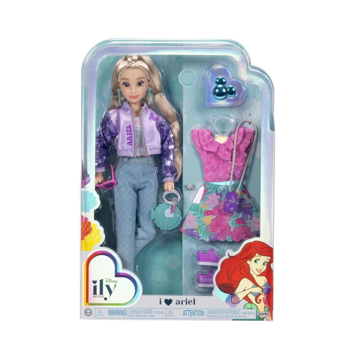 JAKKS Pacific Disney ily 4EVER -muotinukke, jossa on Arielin inspiroima lisämuoti ryhmässä LELUT, TUOTTEET LAPSILLE JA VAUVOILLE / Leikkikalut, Askartelu &Pelit / Nuket & Tarvikkeet @ TP E-commerce Nordic AB (C82240)