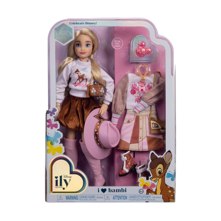 JAKKS Pacific Disney ily 4EVER Fashion Doll -muotinukke, jossa on Bambin inspiroima lisämuoti ryhmässä LELUT, TUOTTEET LAPSILLE JA VAUVOILLE / Leikkikalut, Askartelu &Pelit / Nuket & Tarvikkeet @ TP E-commerce Nordic AB (C82241)