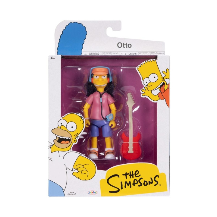 JAKKS Pacific Simpsonit 5 tuuman hahmo Otto ryhmässä LELUT, TUOTTEET LAPSILLE JA VAUVOILLE / Leikkikalut, Askartelu &Pelit / Figuurit, miniatyyrit ja tarvikkeet @ TP E-commerce Nordic AB (C82246)