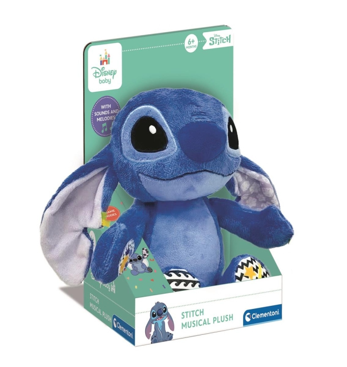 Clementoni Disney Baby Stitch musikaalinen pehmo ryhmässä LELUT, TUOTTEET LAPSILLE JA VAUVOILLE / Lelut vauvoille (0-3v) / Toiminnalliset lelut @ TP E-commerce Nordic AB (C82276)