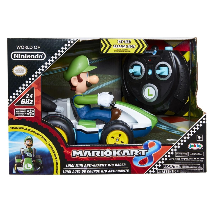 JAKKS Pacific Super Mario Mario Kart Mini RC Racer Luigi ryhmässä LELUT, TUOTTEET LAPSILLE JA VAUVOILLE / Radio-ohjattava / Radio-ohjattavat autot @ TP E-commerce Nordic AB (C82286)