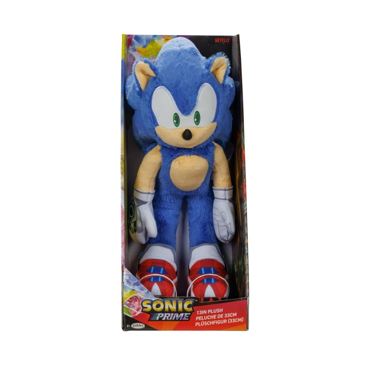 JAKKS Pacific Sonic Prime Plush 13 tuuman Sonic ryhmässä LELUT, TUOTTEET LAPSILLE JA VAUVOILLE / Lelut vauvoille (0-3v) / Pehmolelut @ TP E-commerce Nordic AB (C82289)