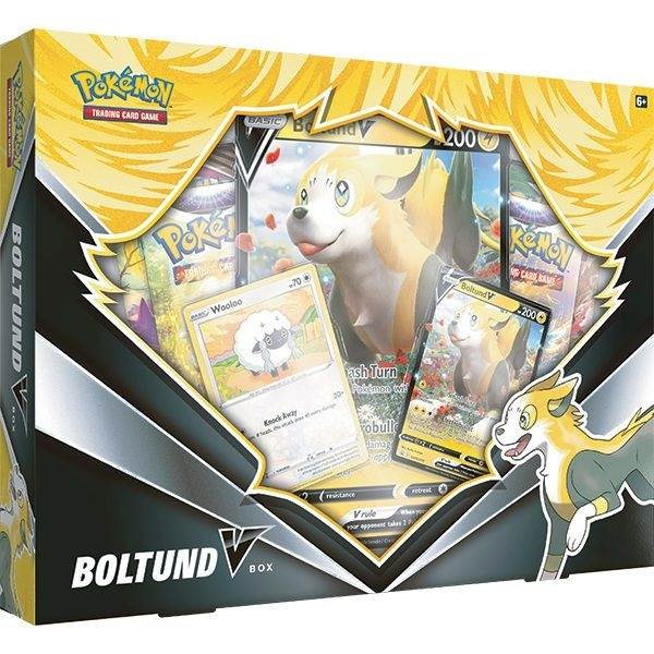 Pokémon Pokemon - Box V - Boltund V (POK85118) ryhmässä LELUT, TUOTTEET LAPSILLE JA VAUVOILLE / Leikkikalut, Askartelu &Pelit / Lelut @ TP E-commerce Nordic AB (C82408)