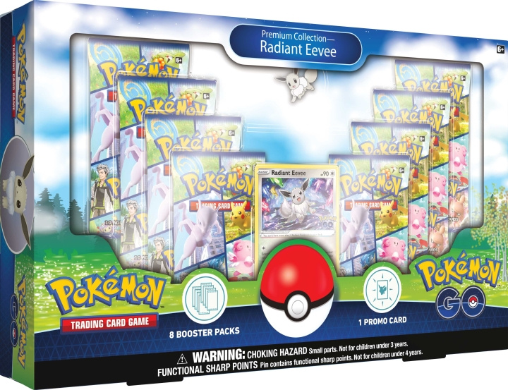 Pokémon GO Premium Collection Radiant Eevee (POK85052) ryhmässä LELUT, TUOTTEET LAPSILLE JA VAUVOILLE / Leikkikalut, Askartelu &Pelit / Lelut @ TP E-commerce Nordic AB (C82424)