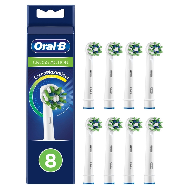 Oral B CrossAction 8CT ryhmässä KAUNEUS JA TERVEYS / Suunhoito / Sähköhammasharjat Tarvikkeet @ TP E-commerce Nordic AB (C82432)