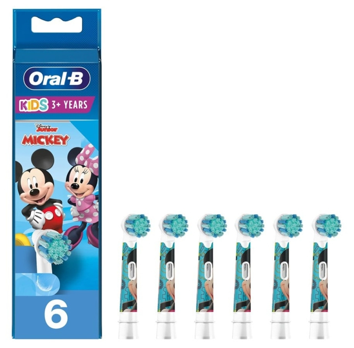 Oral B Lasten Mickey-vaihtopäät 2+2+2ct ryhmässä KAUNEUS JA TERVEYS / Suunhoito / Sähköhammasharjat Tarvikkeet @ TP E-commerce Nordic AB (C82437)