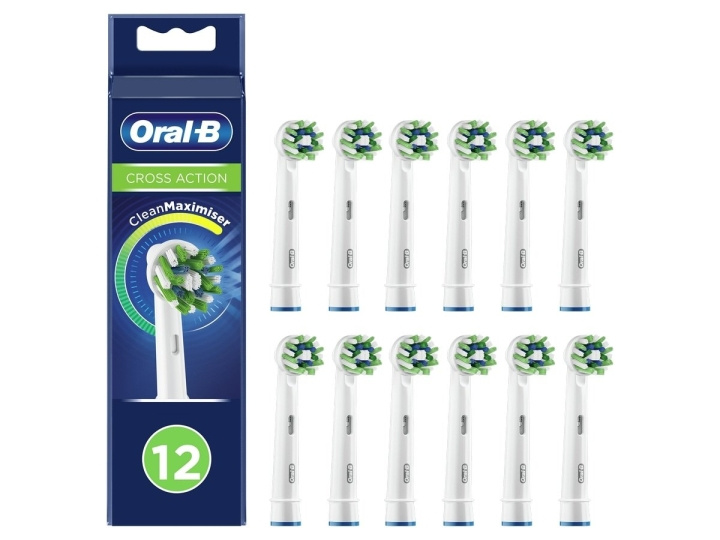 Oral B CrossAction-vaihtopäät 12ct ryhmässä KAUNEUS JA TERVEYS / Suunhoito / Sähköhammasharjat Tarvikkeet @ TP E-commerce Nordic AB (C82438)