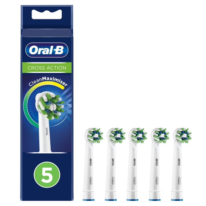 Oral B CrossAction-vaihtopäät 5ct ryhmässä KAUNEUS JA TERVEYS / Suunhoito / Sähköhammasharjat Tarvikkeet @ TP E-commerce Nordic AB (C82441)