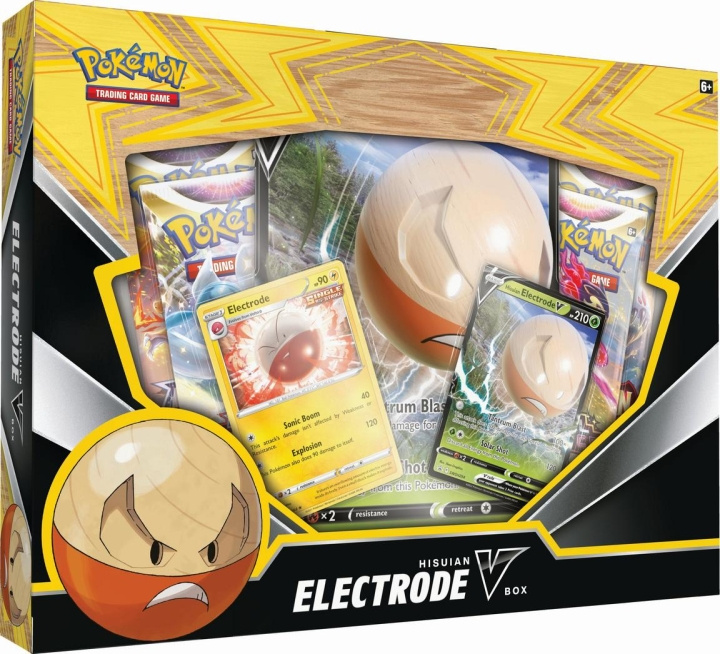 Pokémon Poke Box V Hisuian elektrodi (POK85121) ryhmässä LELUT, TUOTTEET LAPSILLE JA VAUVOILLE / Leikkikalut, Askartelu &Pelit / Lelut @ TP E-commerce Nordic AB (C82446)