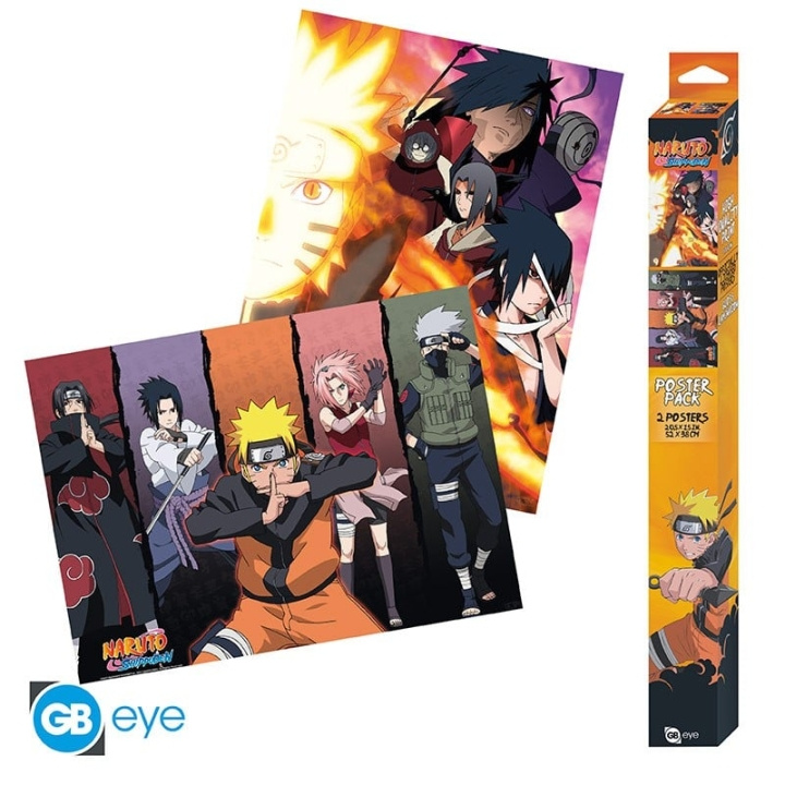 Abysse NARUTO SHIPPUDEN - 2 Chibi-posteria (52x38) ryhmässä URHEILU, VAPAA-AIKA JA HARRASTUS / Hauskat tavarat / Hauskat tavarat @ TP E-commerce Nordic AB (C82483)