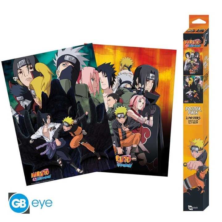 Abysse NARUTO SHIPPUDEN - Sarja 2 julistetta - Ninjat (52x38) ryhmässä URHEILU, VAPAA-AIKA JA HARRASTUS / Hauskat tavarat / Hauskat tavarat @ TP E-commerce Nordic AB (C82487)