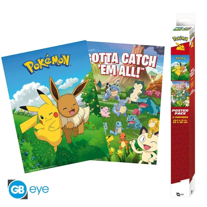 Abysse POKEMON - Sarja 2 julistetta - Ympäristöt (52x38) ryhmässä URHEILU, VAPAA-AIKA JA HARRASTUS / Hauskat tavarat / Hauskat tavarat @ TP E-commerce Nordic AB (C82499)