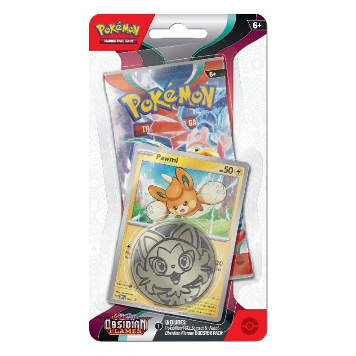 Pokémon Pokemon Scarlet & Violet - Obsidian Flames - Checklane Blister (POK85519) ryhmässä LELUT, TUOTTEET LAPSILLE JA VAUVOILLE / Leikkikalut, Askartelu &Pelit / Lelut @ TP E-commerce Nordic AB (C82523)