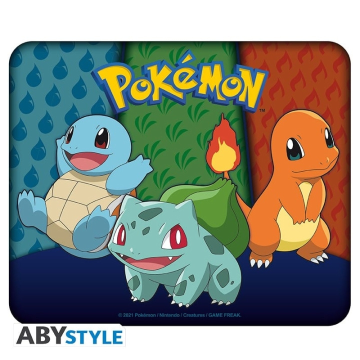 Abysse POKEMON - Joustava hiirimatto - Starters Kanto ryhmässä TIETOKOONET & TARVIKKEET / GAMING / Hiirimatot @ TP E-commerce Nordic AB (C82529)