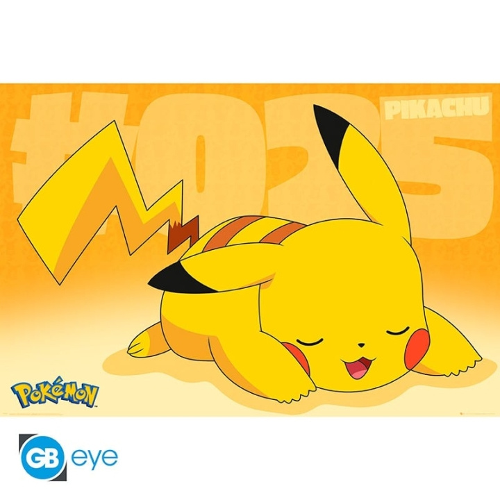 Abysse POKEMON - Juliste Maxi 91.5x61 - Pikachu nukkumassa ryhmässä URHEILU, VAPAA-AIKA JA HARRASTUS / Hauskat tavarat / Hauskat tavarat @ TP E-commerce Nordic AB (C82533)