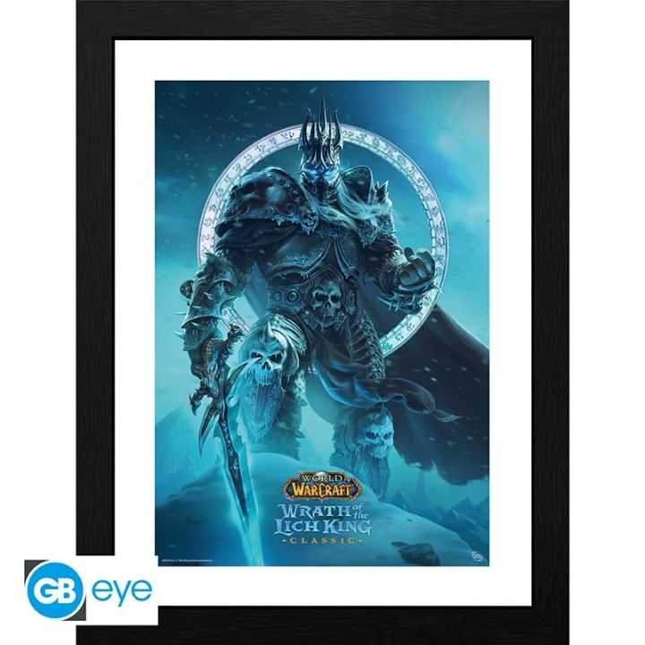 Abysse WORLD OF WARCRAFT - Kehystetty tuloste Lich King (30x40) ryhmässä URHEILU, VAPAA-AIKA JA HARRASTUS / Hauskat tavarat / Hauskat tavarat @ TP E-commerce Nordic AB (C82537)