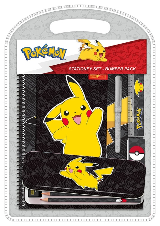 Pokémon Kids Licensing - Kirjoitussetti metallisessa laatikossa - Pokémon (061506884) ryhmässä LELUT, TUOTTEET LAPSILLE JA VAUVOILLE / Leikkikalut, Askartelu &Pelit / Käsityöt @ TP E-commerce Nordic AB (C82547)