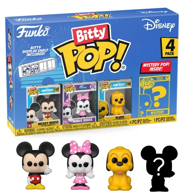 Funko Pop! - Bitty POP 4PK Disney Mickey (71319) ryhmässä LELUT, TUOTTEET LAPSILLE JA VAUVOILLE / Leikkikalut, Askartelu &Pelit / Figuurit & miniatyyrit @ TP E-commerce Nordic AB (C82564)