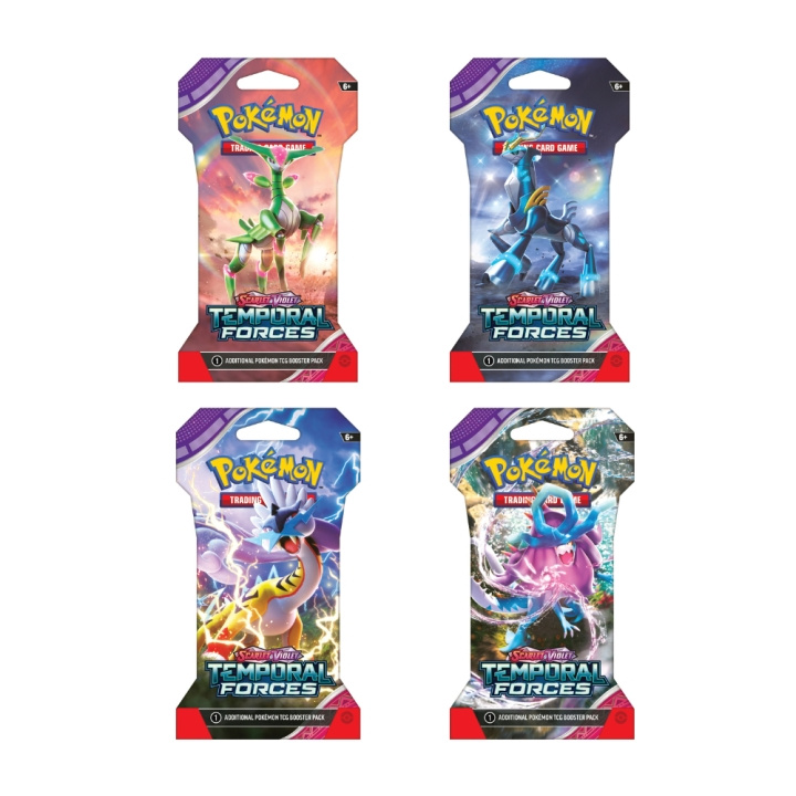 Pokémon Pokemon - SV4 Temporal Forces Blister 1P (POK85663) ryhmässä LELUT, TUOTTEET LAPSILLE JA VAUVOILLE / Leikkikalut, Askartelu &Pelit / Lelut @ TP E-commerce Nordic AB (C82602)