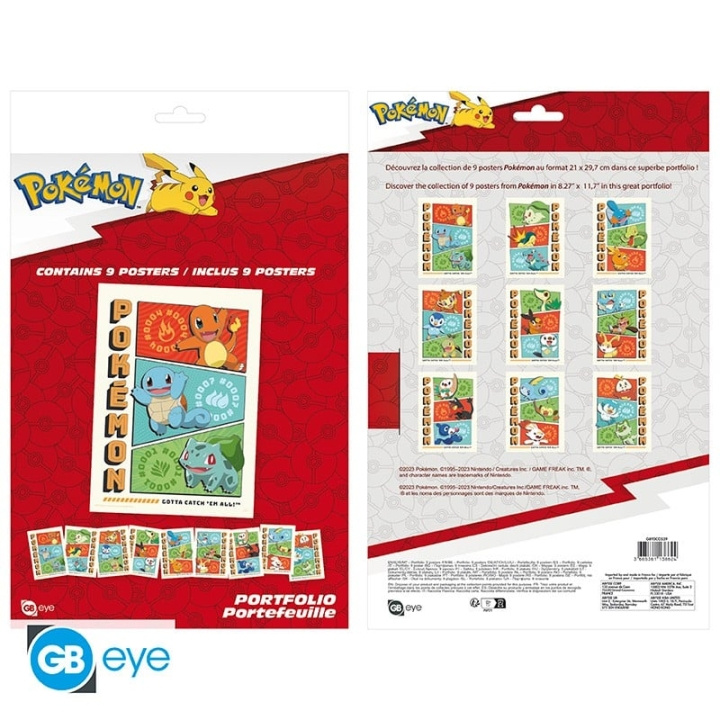 Abysse POKEMON - Portfolio 9 julisteet Aloittajat ryhmässä URHEILU, VAPAA-AIKA JA HARRASTUS / Hauskat tavarat / Hauskat tavarat @ TP E-commerce Nordic AB (C82619)