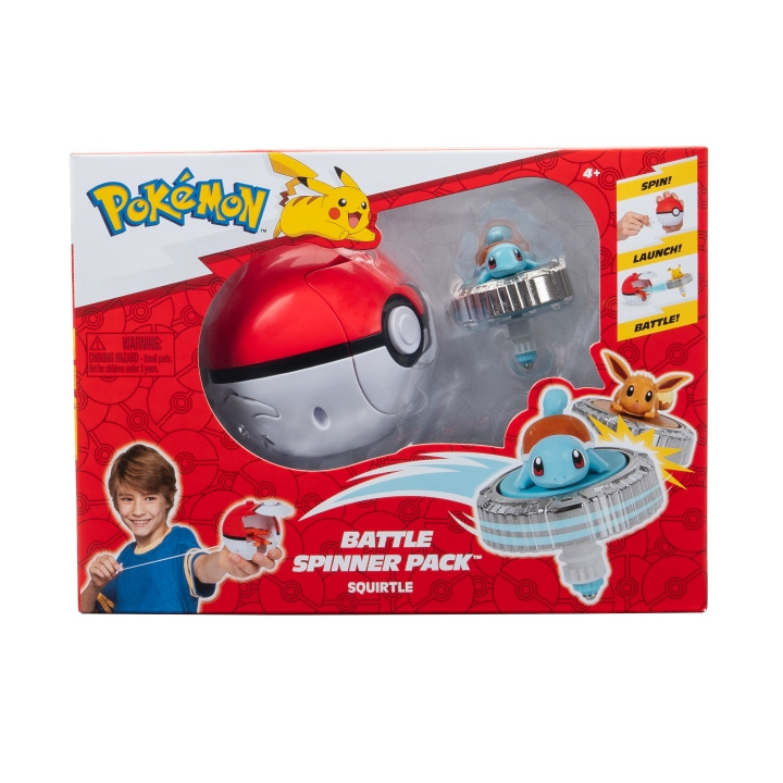 Pokémon Pokemon - Battle Spinner Ass. (PKW4397) ryhmässä LELUT, TUOTTEET LAPSILLE JA VAUVOILLE / Leikkikalut, Askartelu &Pelit / Lelut @ TP E-commerce Nordic AB (C82661)