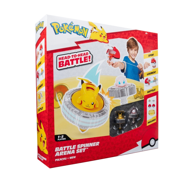 Pokémon Pokemon - Battle Spinner 2kpl (PKW4403) ryhmässä LELUT, TUOTTEET LAPSILLE JA VAUVOILLE / Leikkikalut, Askartelu &Pelit / Lelut @ TP E-commerce Nordic AB (C82662)