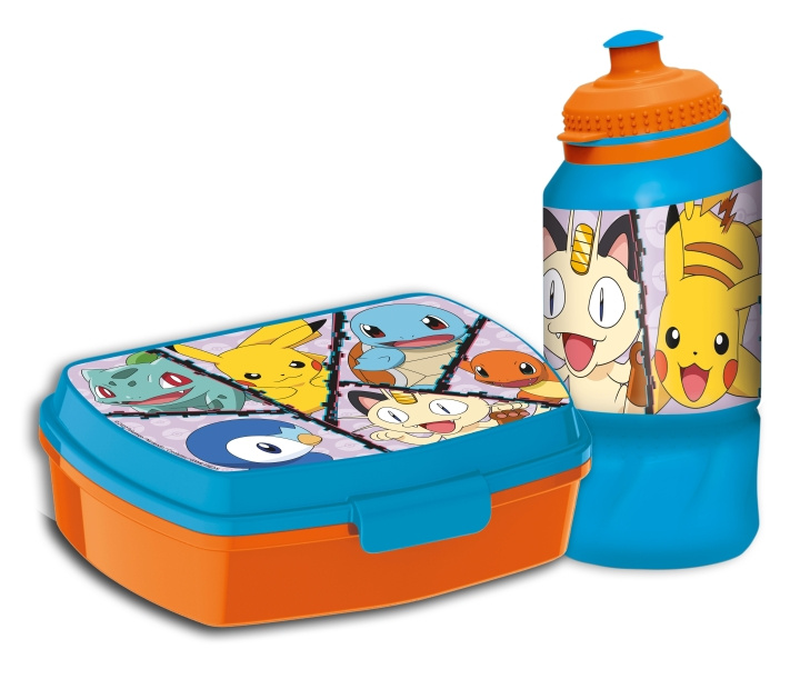 Pokémon Pokémon Stor - Lounaslaatikko ja vesipullo - (8073) ryhmässä LELUT, TUOTTEET LAPSILLE JA VAUVOILLE / Syö ja juo / Tuttipullot & Tarvikkeet @ TP E-commerce Nordic AB (C82672)