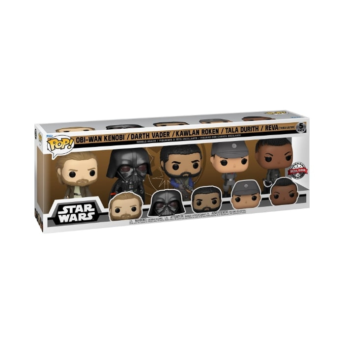 Funko Pop! - 5PK Star Wars - Obi-Wan Kenobi (65089) ryhmässä LELUT, TUOTTEET LAPSILLE JA VAUVOILLE / Leikkikalut, Askartelu &Pelit / Figuurit & miniatyyrit @ TP E-commerce Nordic AB (C82719)