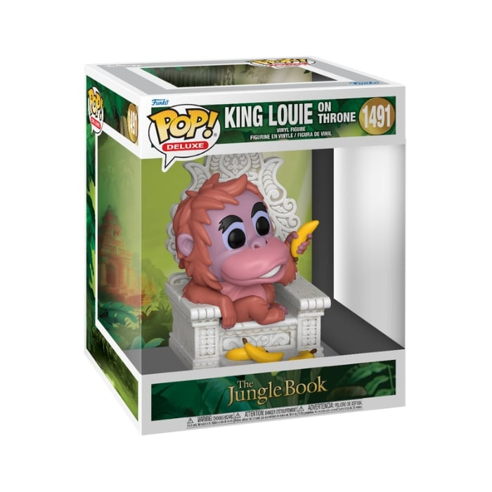 Funko Pop! - Deluxe Viidakkokirja - Kuningas Louie valtaistuimella (80785) ryhmässä LELUT, TUOTTEET LAPSILLE JA VAUVOILLE / Leikkikalut, Askartelu &Pelit / Figuurit & miniatyyrit @ TP E-commerce Nordic AB (C82722)