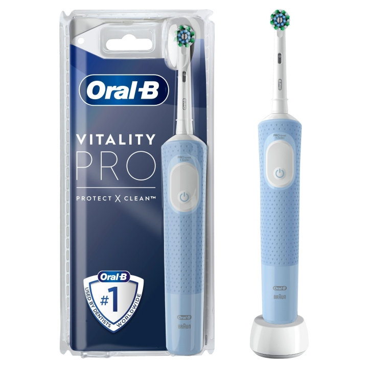 Oral B Vitality Pro Vapor Blue CA CLS sähköhammasharja ryhmässä KAUNEUS JA TERVEYS / Suunhoito / Sähköhammasharjat @ TP E-commerce Nordic AB (C82761)