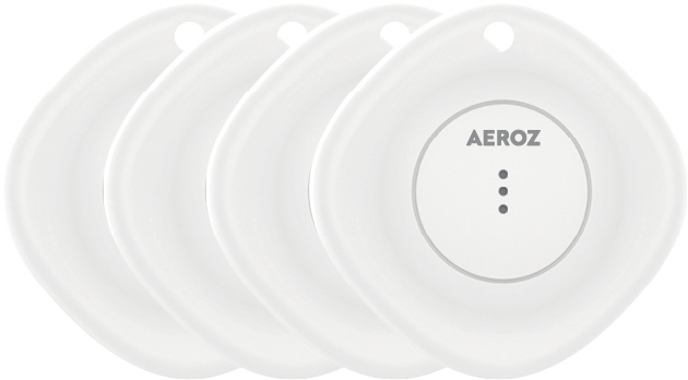 AEROZ TAG-1000 Valkoinen (4-pack) Avainlöytölaite käytettäväksi iPhonen kanssa - Toimii Applen Find My -sovelluksen kanssa ryhmässä ÄLYPUHELIMET JA TABLETIT / Muut tarvikkeet / Muut @ TP E-commerce Nordic AB (C82767)