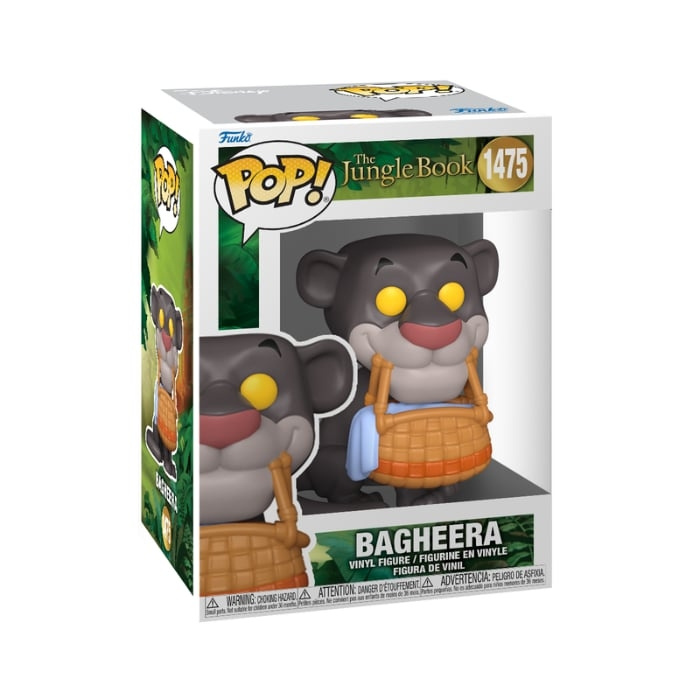 Funko Pop! - Vinyl Viidakkokirja - Bagheera ja kori (80786) ryhmässä LELUT, TUOTTEET LAPSILLE JA VAUVOILLE / Leikkikalut, Askartelu &Pelit / Figuurit & miniatyyrit @ TP E-commerce Nordic AB (C82780)