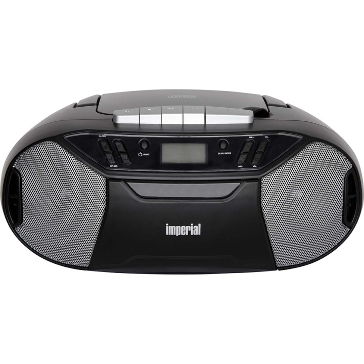 imperial PBB 1 Compacte kannettava boombox, jossa on CD-soitin, kasettidekki ja FM-radio ryhmässä KODINELEKTRONIIKKA / Ääni & Kuva / Kotiteatteri, HiFi ja kannettavat / Compact Stereo & Levysoitin @ TP E-commerce Nordic AB (C82799)