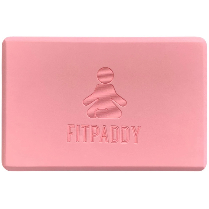 Fitpaddy Yoga Block Rosa 2st ryhmässä URHEILU, VAPAA-AIKA JA HARRASTUS / Kuntoilutarvikkeet / Muut @ TP E-commerce Nordic AB (C82823)