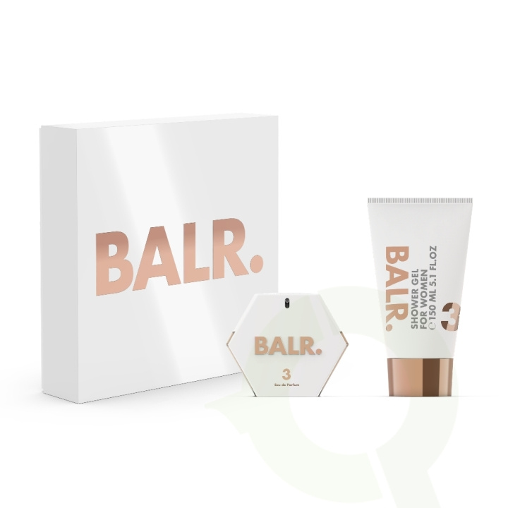 Balr. 3 FOR WOMEN Giftset 200 ml Edp Spray 50 ml/Shower Gel 150ml ryhmässä KAUNEUS JA TERVEYS / Lahjapakkaukset / Naisten lahjapakkaukset @ TP E-commerce Nordic AB (C82937)